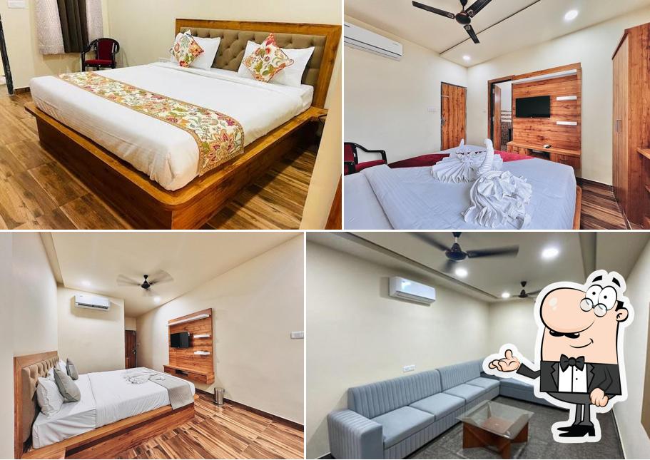 The interior of Hotel Saffron