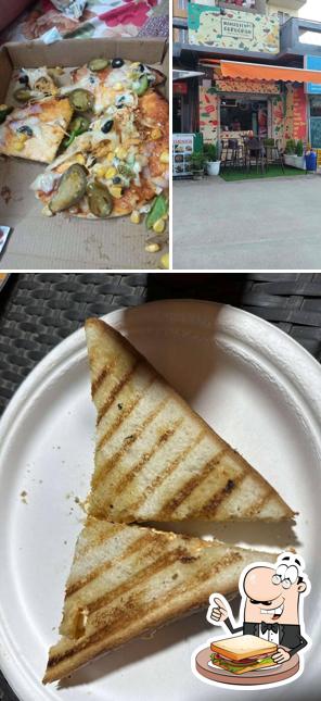 Grilled cheese sandwich at NAMASTEY GURUGRAM -The Iconic Kitchen