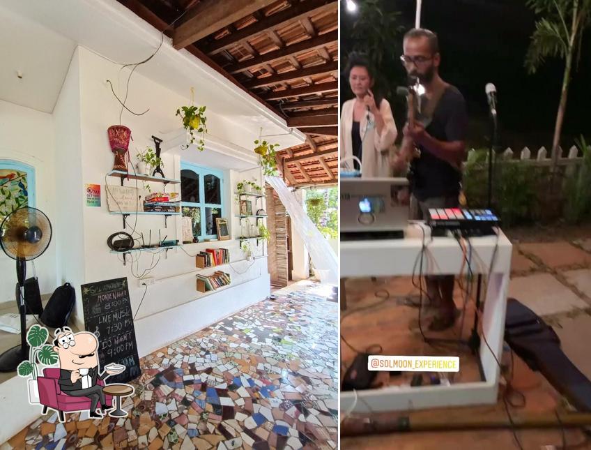 The interior of Saltamontes - Garden Cafe & Bar