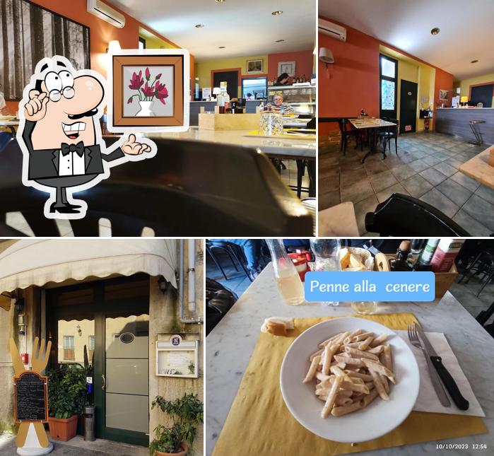 Gli interni di Trattoria San Domenico