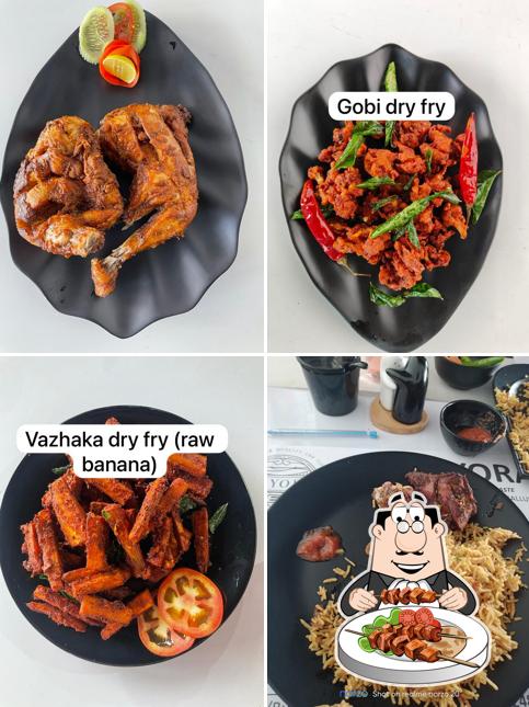 Food at Vazhiyoram Restaurant