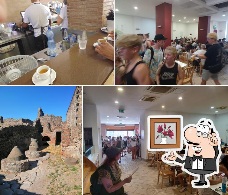 Gli interni di Chora Pompei Cafè