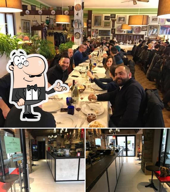 Dai un'occhiata agli interni di Osteria 54