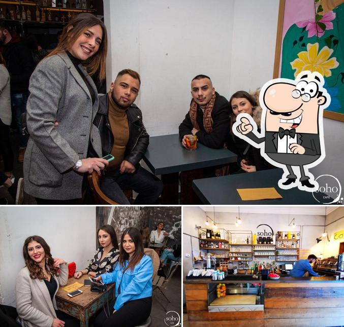 Gli interni di Soho Cafe