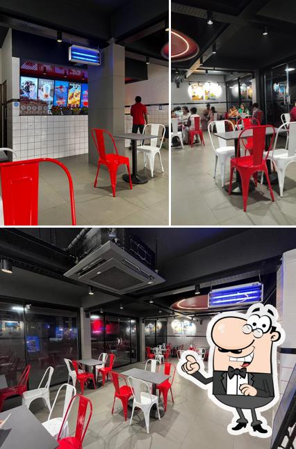 The interior of Bangalore juicy and foods Alappuzha