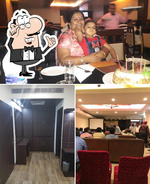 The interior of Hotel Dhillon Residency