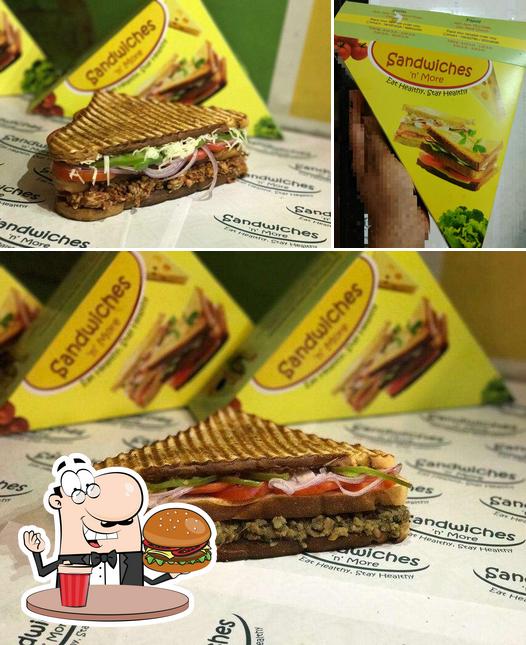 Order a burger at Sandwiches "n" More