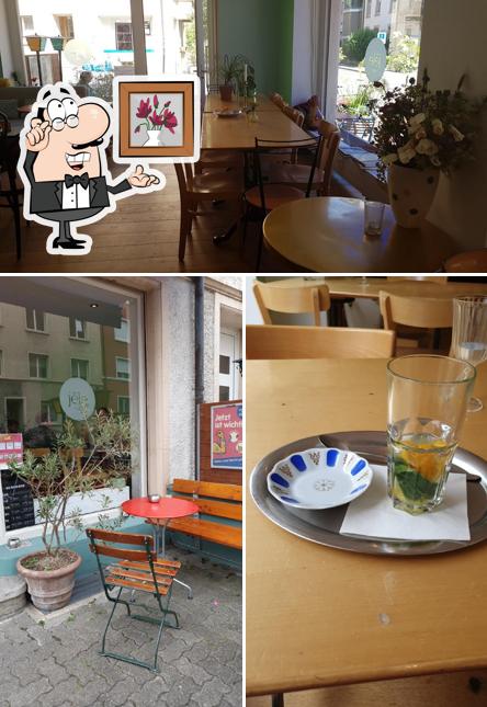 Dai un'occhiata agli interni di Jêle Café