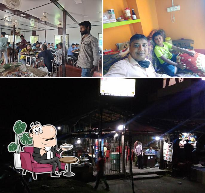 The interior of Hotel Badshah