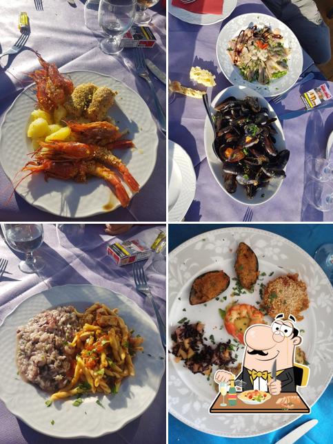 Platti al Ristorante Al Borgo Marino