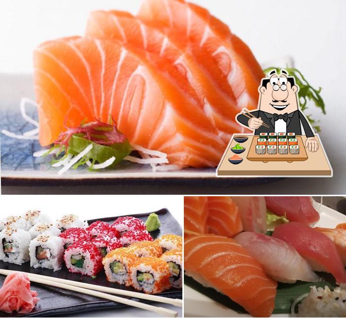 Prenditi le diverse opzioni di sushi