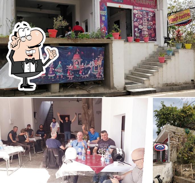 The picture of interior and exterior at The Victory Restaurent