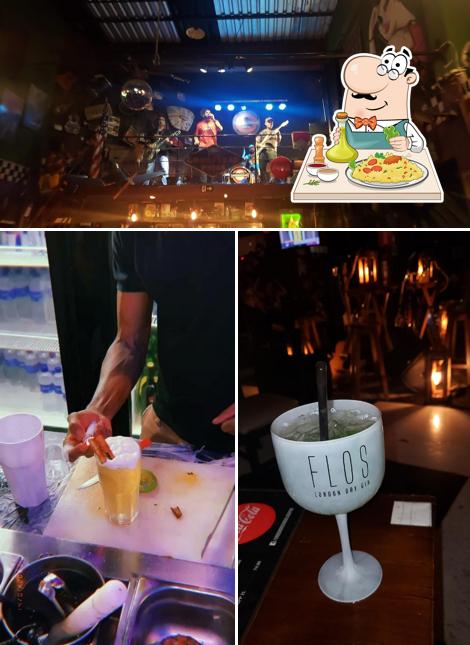 A imagem do Underground Black Pub’s comida e interior