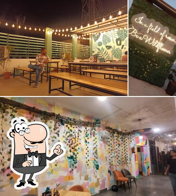 This is the photo depicting interior and exterior at Cafe Mellow