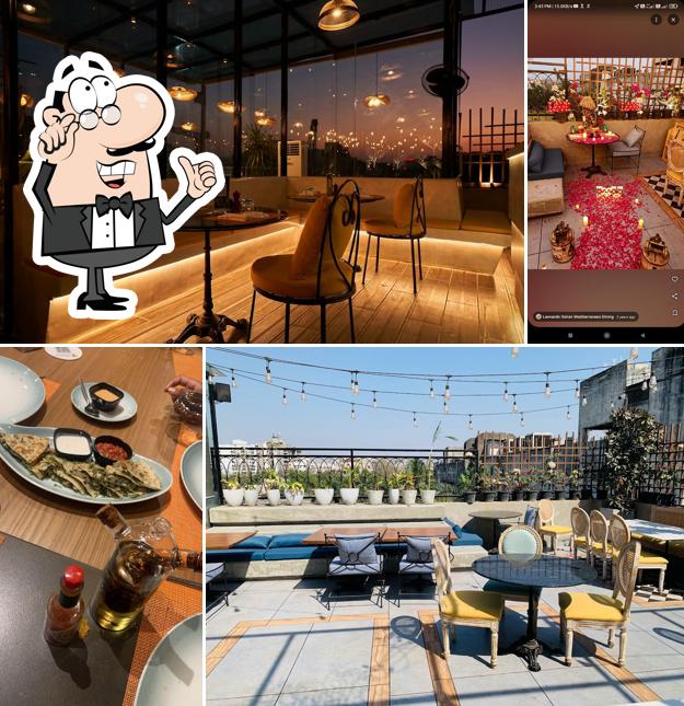 The interior of Leonardo Italian Mediterranean Dining