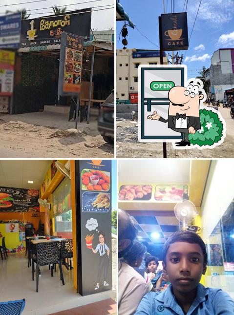 The exterior of Comali Cafe