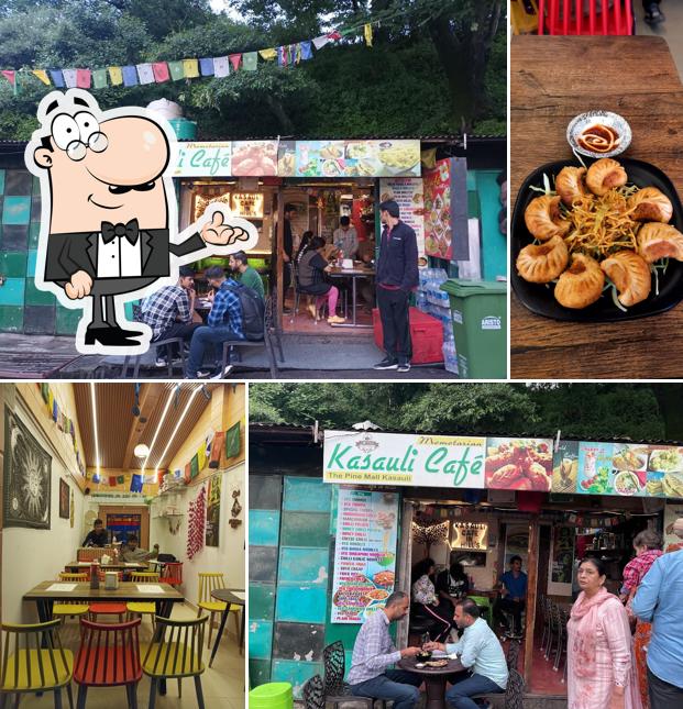 The interior of Kasauli cafe in hill