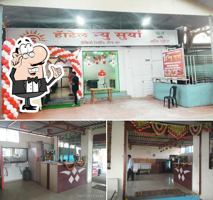 The interior of Surya Dhaba- Bar and Restaurant