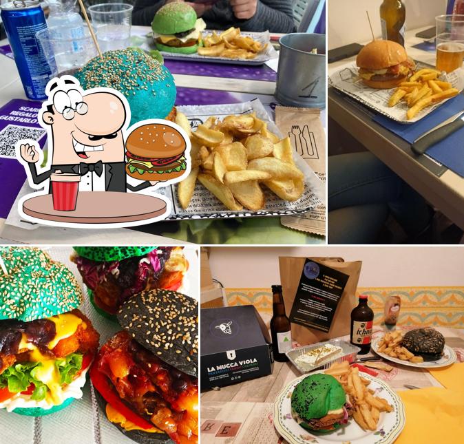 Gli hamburger di La Mucca Viola - Ravenna potranno incontrare i gusti di molti