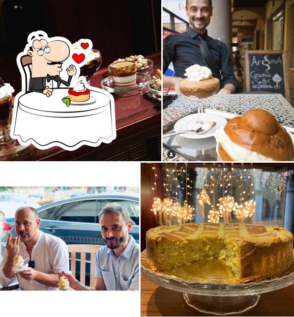 Aroma Specialty Coffees offre un'ampia gamma di dessert