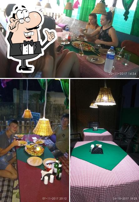 The interior of Little Budha