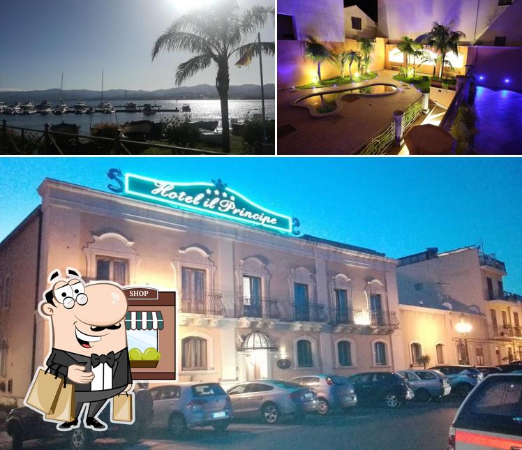 Curiosa tra gli esterni di Hotel Il Principe