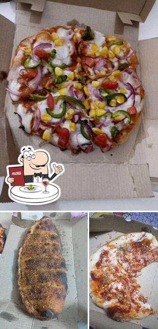 Food at Pizza King Express