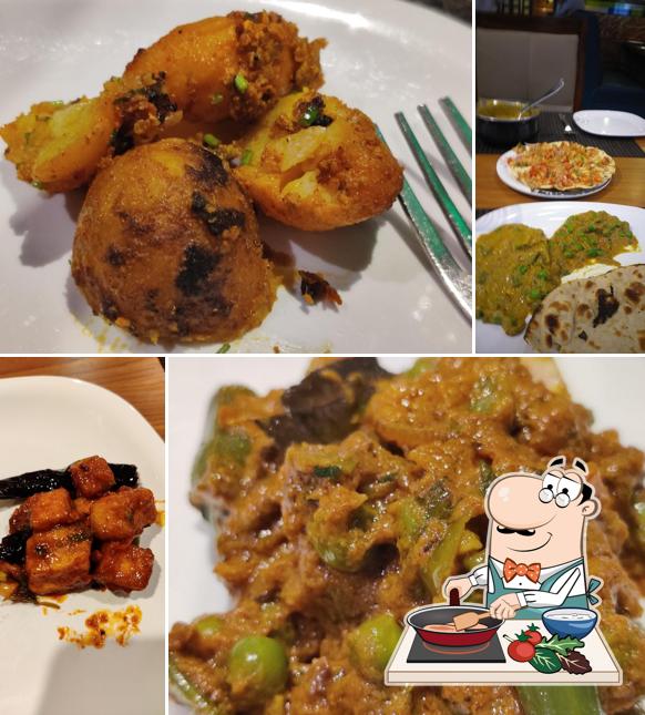 Chicken curry at A Bleu Basil