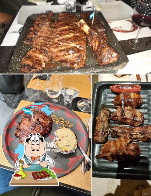 C'è un'ampia varietà di piatti per gli amanti della carne