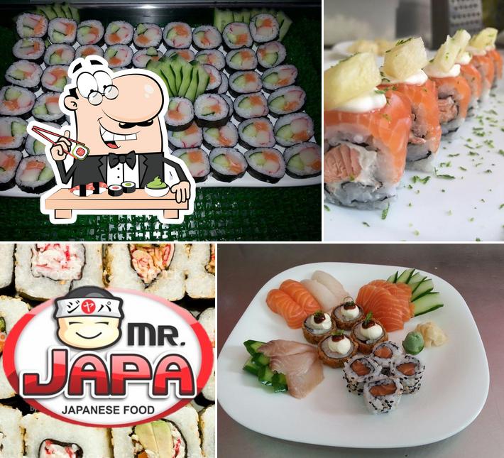 Prove diversas opções de sushi