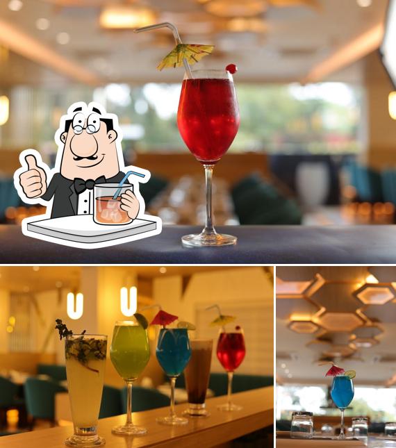 Try a drink from the menu