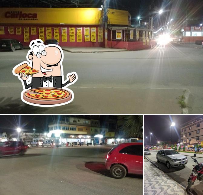 Peça diversos variedades de pizza