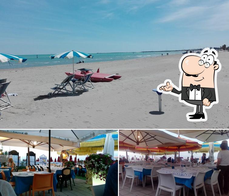 Gli interni di Chalet Ristorante Peccato Solo D'estate