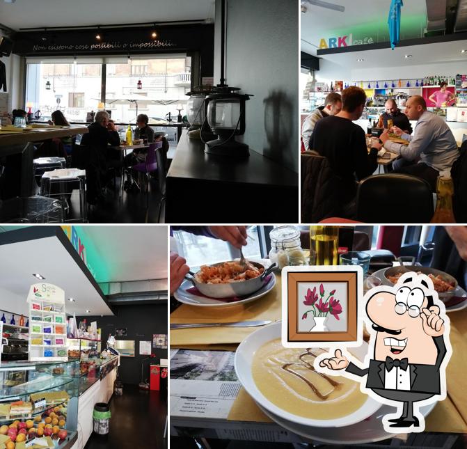 Dai un'occhiata agli interni di Arki cafè