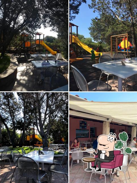 Gli interni di Baretto Cala di Volpe