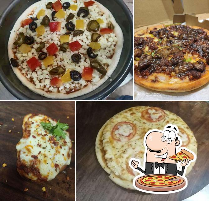 Order various types of pizza