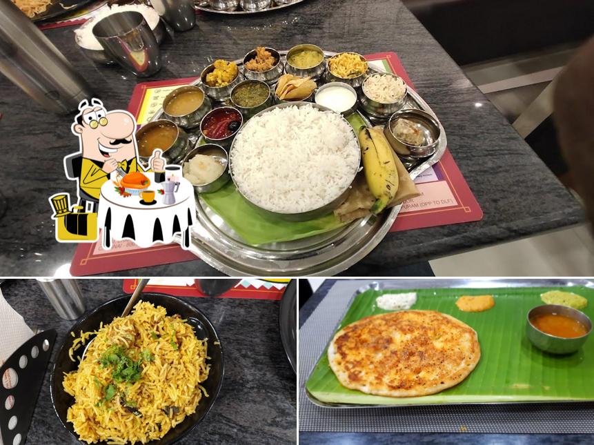 The picture of Manoj Bhavan Veg Restaurant’s food and beverage