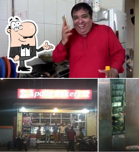 The interior of Apollo Bakery Shop