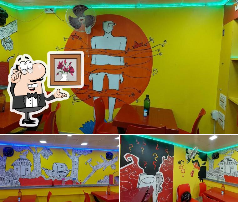 The interior of Khai Khai Restaurant