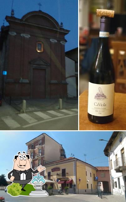 La immagine di esterno e vino da Ristorante Locanda del Marchese