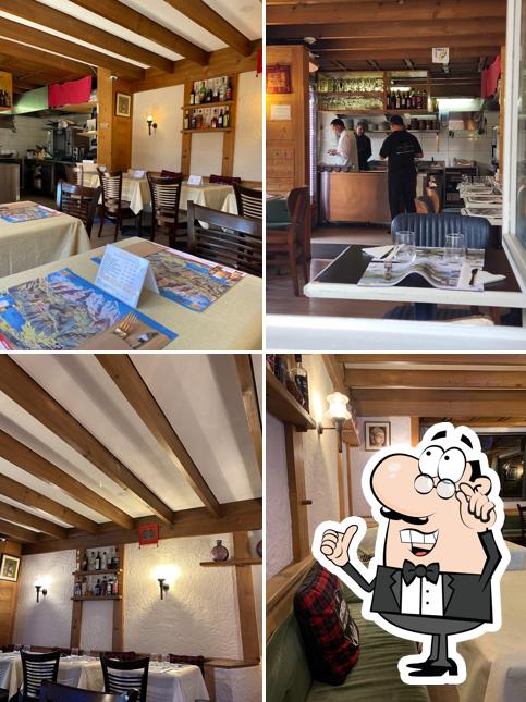 Gli interni di Restaurant GoldenIndia Wengen