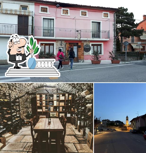 Goditi la vista dall'area esterna di Antica Osteria della Valpolicella