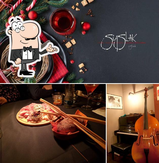 Gli interni di Osteria Syslak