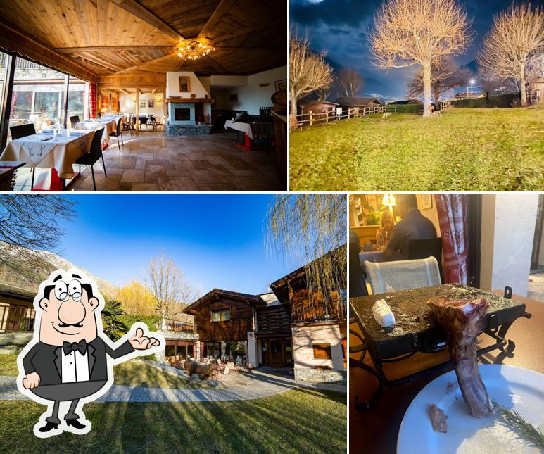 La interni e esterno del ristorante