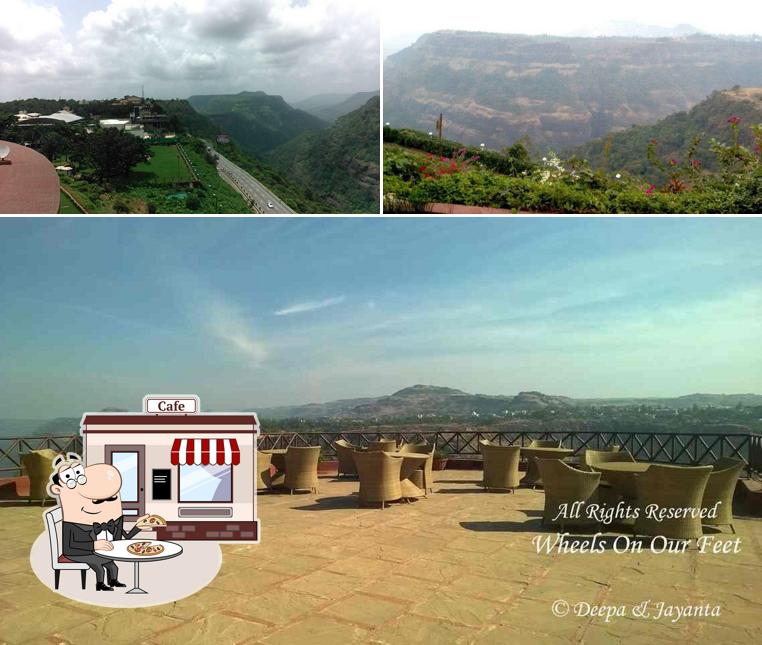 Check out the outside area of High Point Bar & Restaurant