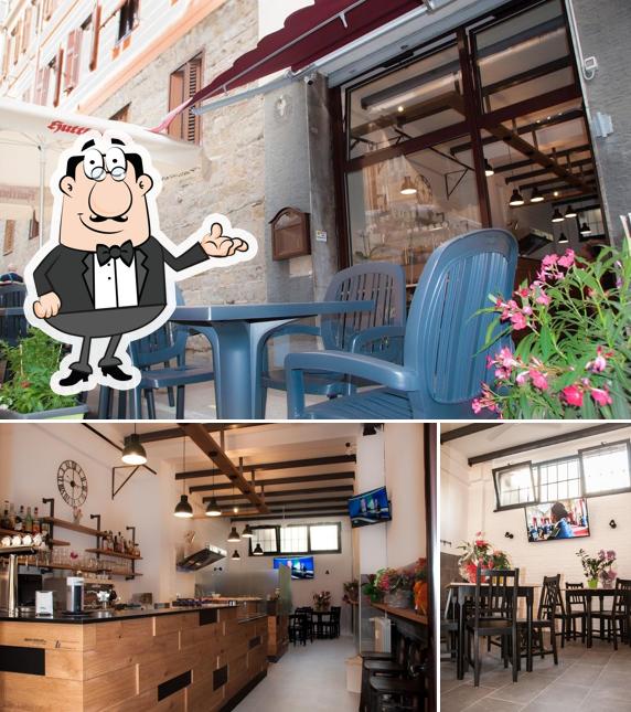 Gli interni di Buffet da Lillo