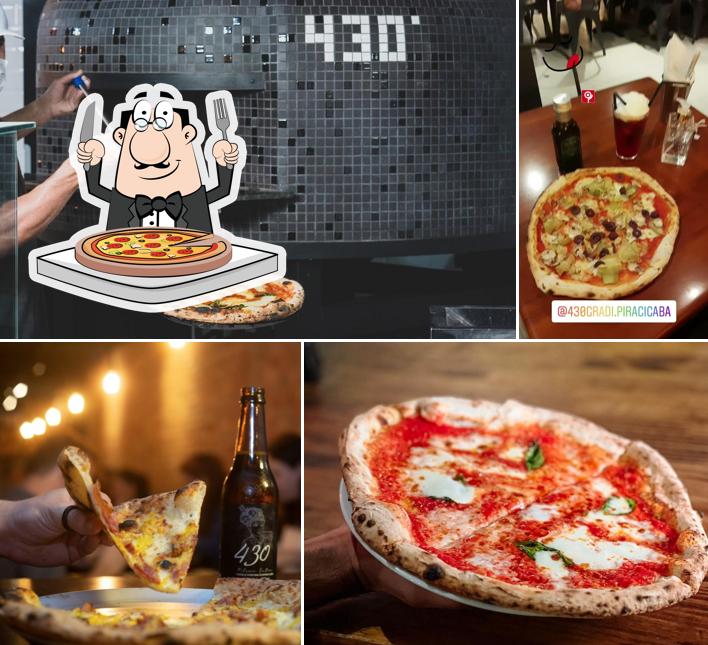 Escolha pizza no 430 Gradi Piracicaba