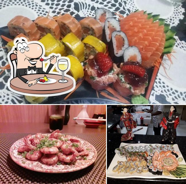 Comida em Sushi Mania São Sebastião