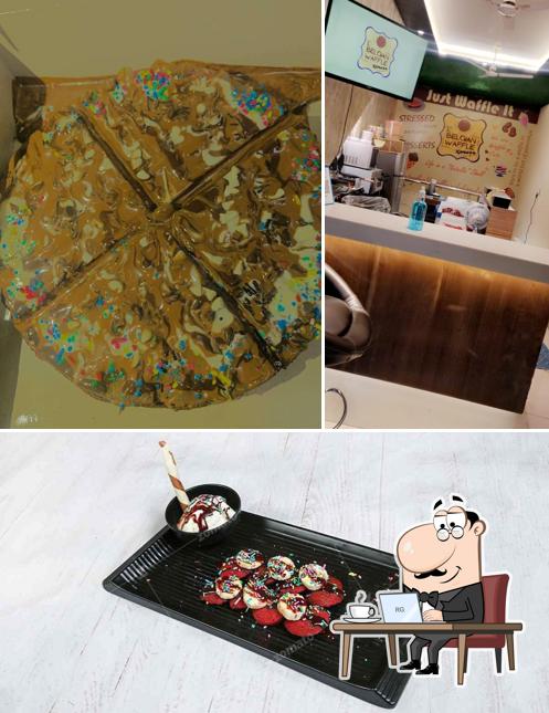 The interior of The Belgian Waffle Xpress