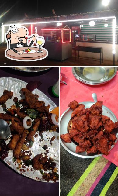 Food at Hotel SR's Angaara